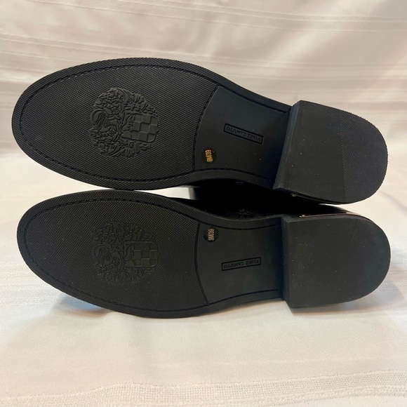 VINCE CAMUTO Tall Riding Boots Kallie Harness‎ Sz 9M/39 NWOT Black Never Worn - Picture 11 of 12